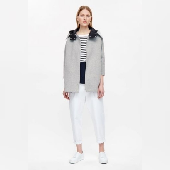 Cos Scuba Jacket Cape With Detachable 